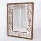Miroir italien en verre églomisé, à parecloses, début XXe siècle