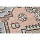1970s Turkish Oushak Handmade Wool Cotton Orange Runner Rug 78x327