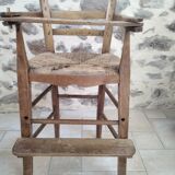 Children's wooden high chair 1900