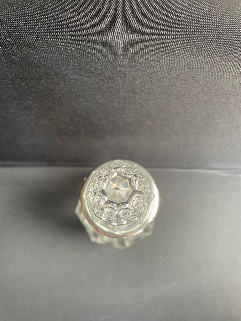 Large decanter - Louis Philippe - Strong crystal and silver