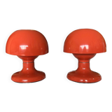 Pair of Jucker Table Lamps by Tobia Scarpa for Flos, 1960s