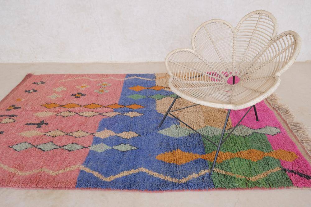 Boujad Colorful Berber Rug - 262 x 177 cm