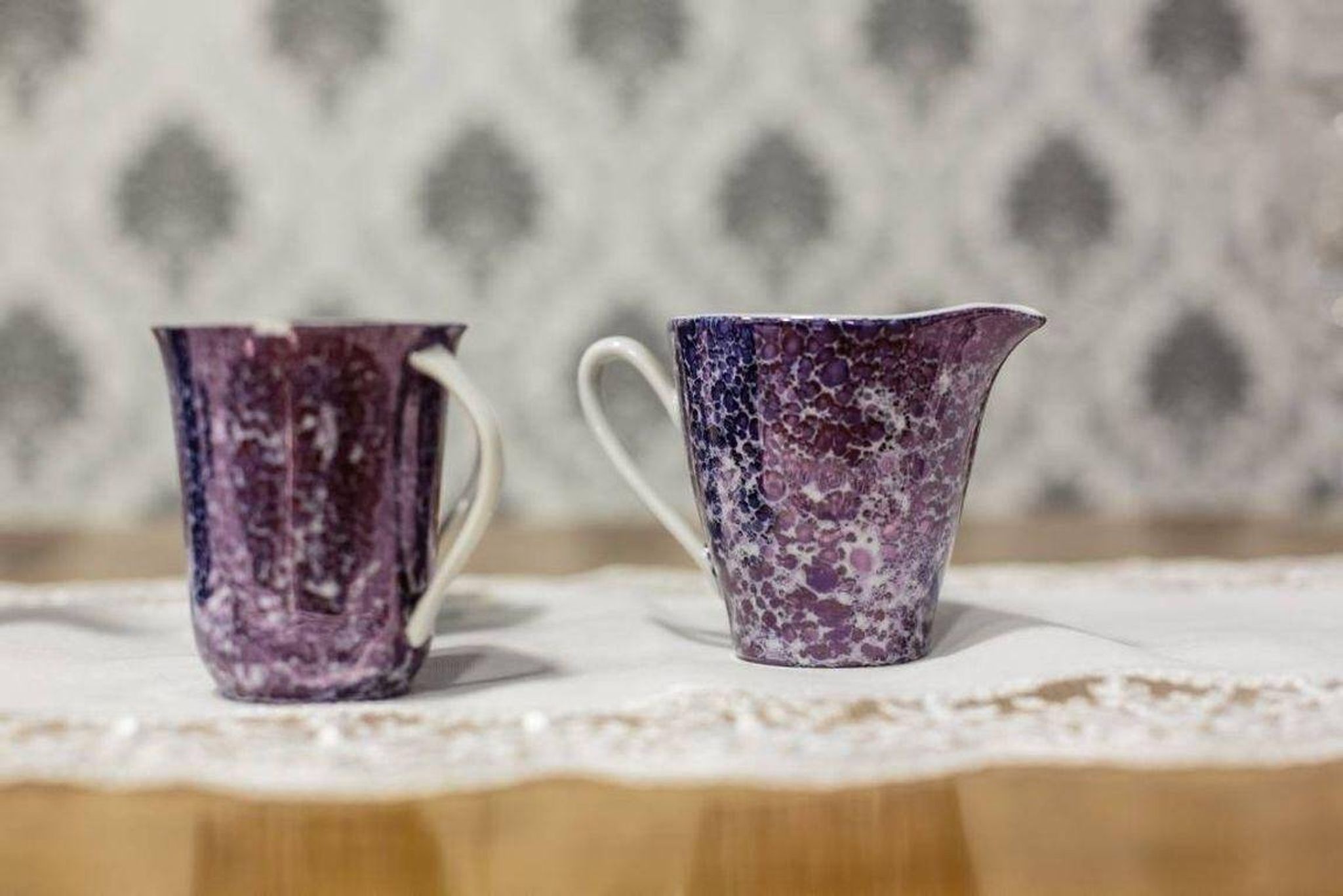Vintage Porcelain Coffee Set, 1960s, Set of 7
