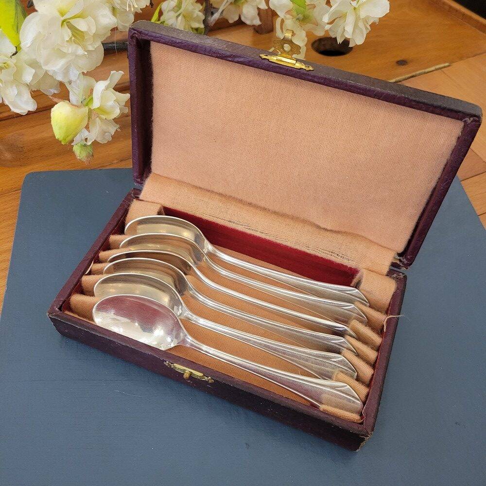 6 small spoons Ercuis