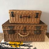 Trunk in ancient rattan