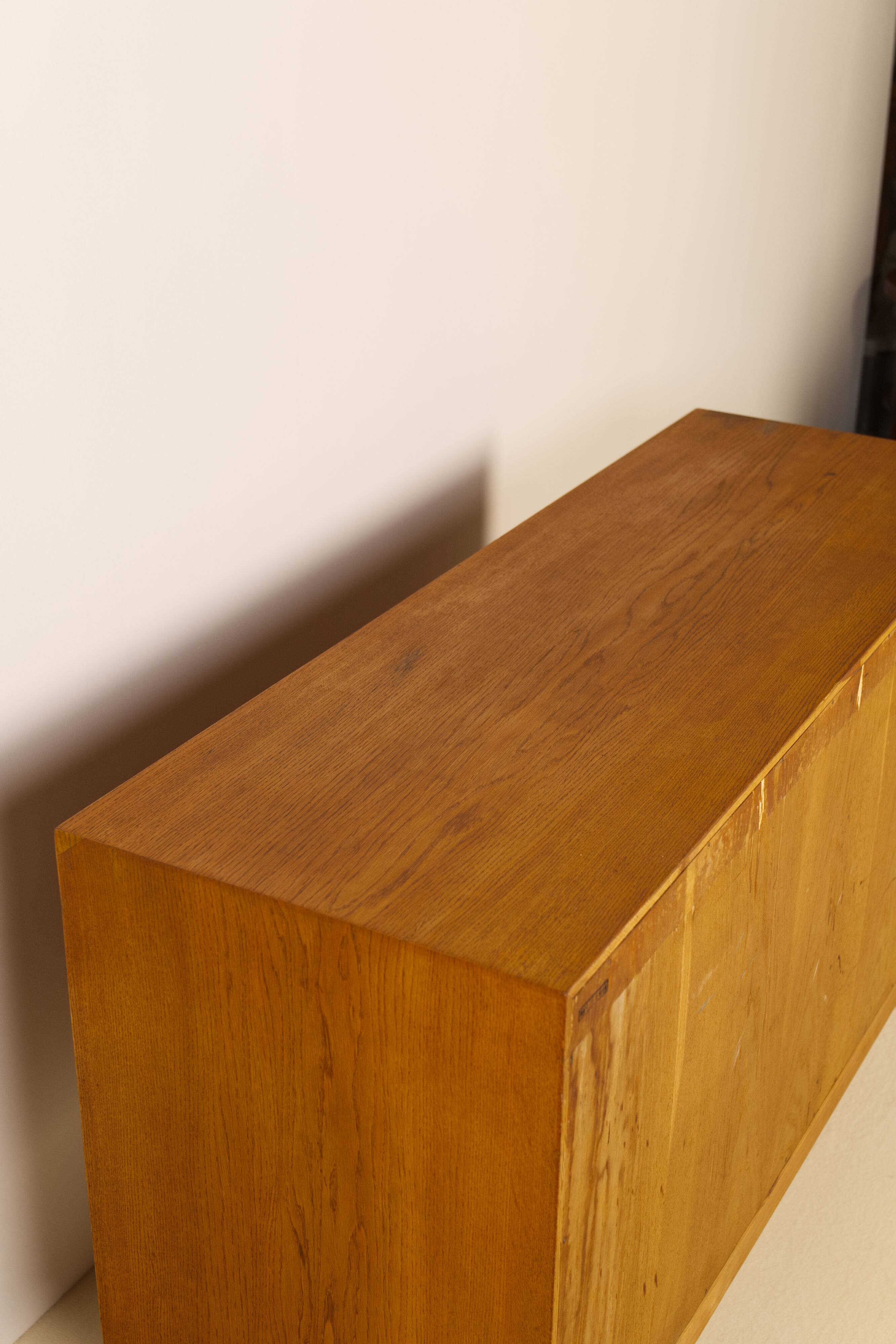 Oak and teak chest of drawers by Børge Mogensen for Karl Andersson & Söner, 1958