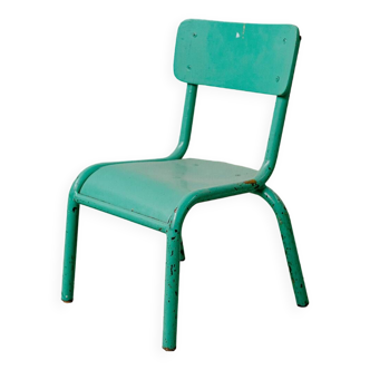 Mint green children's chair
