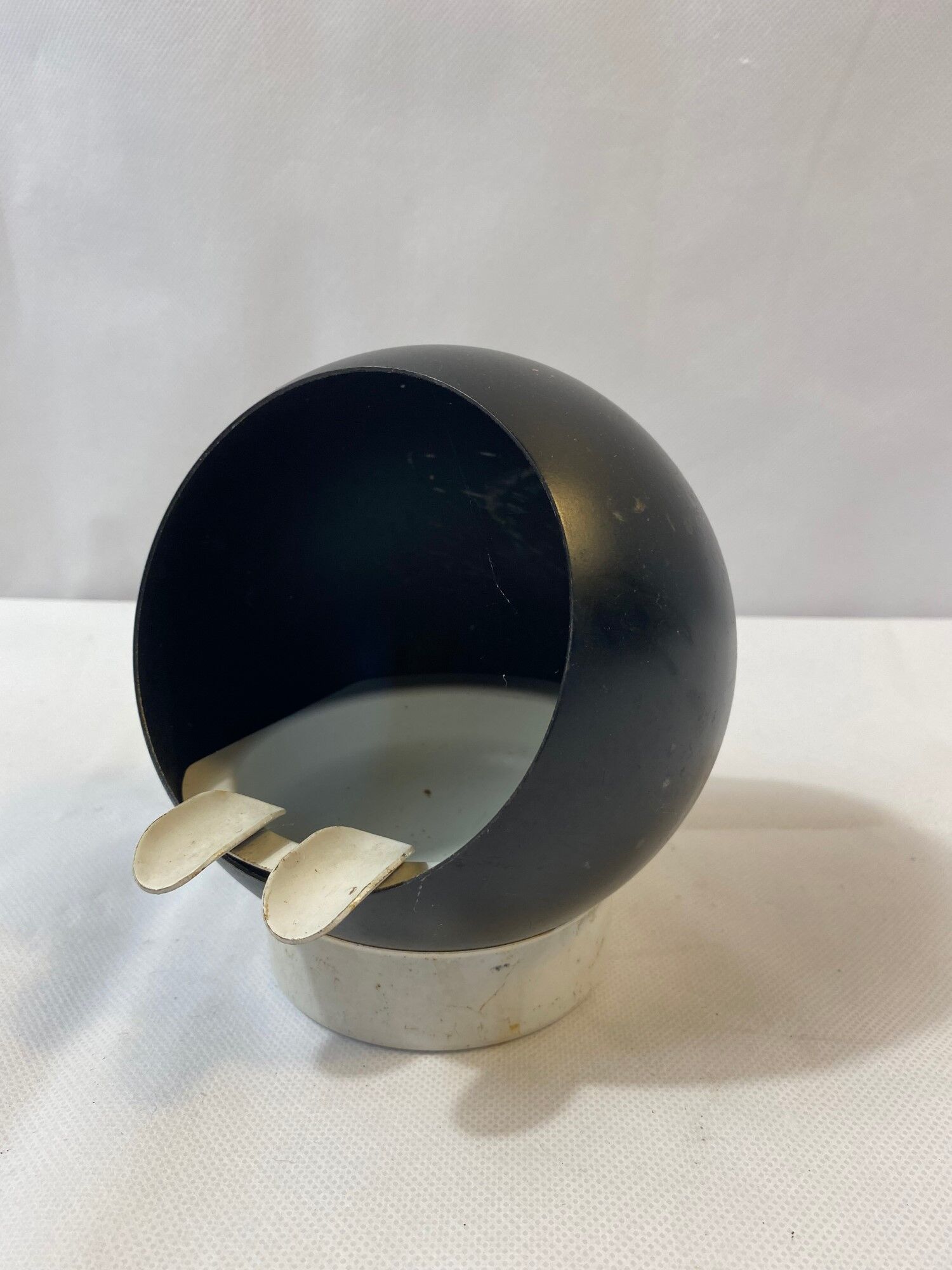 Seventies metal ashtray