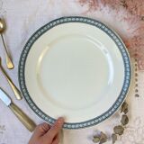 Round dish Terre de fer St Amand & Hamage laurel model made in France