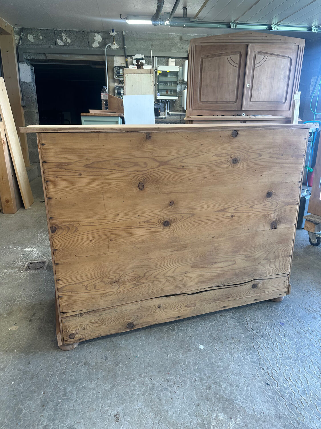 Antique solid cherry wood furniture