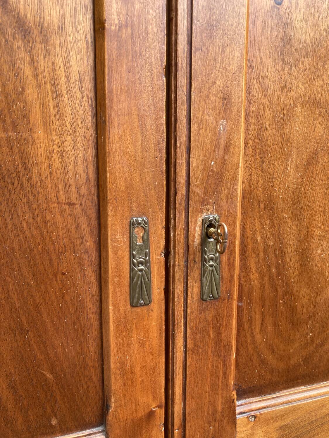 Small antique wardrobe in Art Deco style