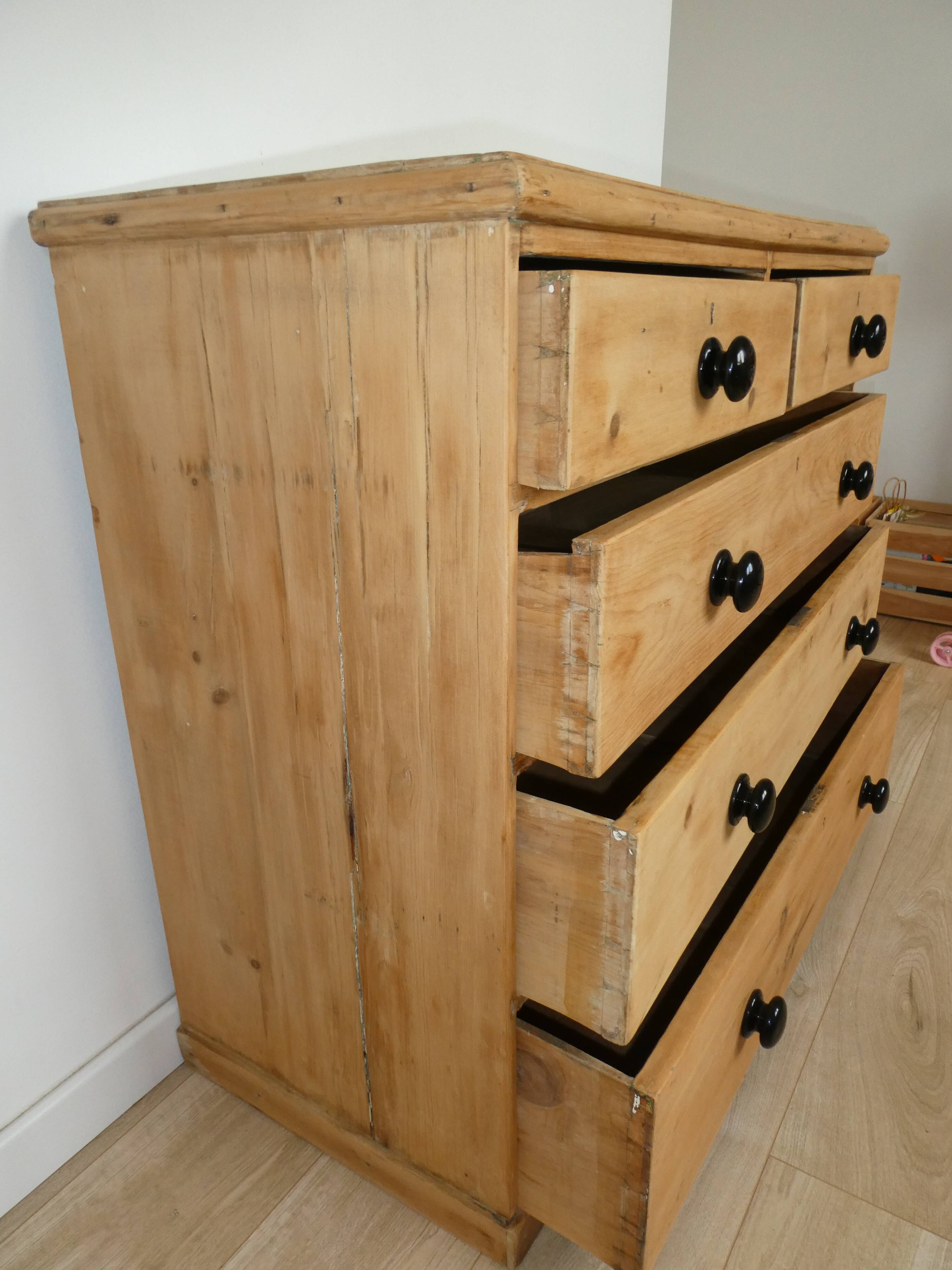 Commode anglaise de la fin du 19 ème siècle