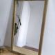 Miroir rectangulaire en bois doré