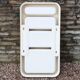 White plastic wall shelf by Jean Lin Viaud, 70s