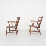 Paire de fauteuils, années 60