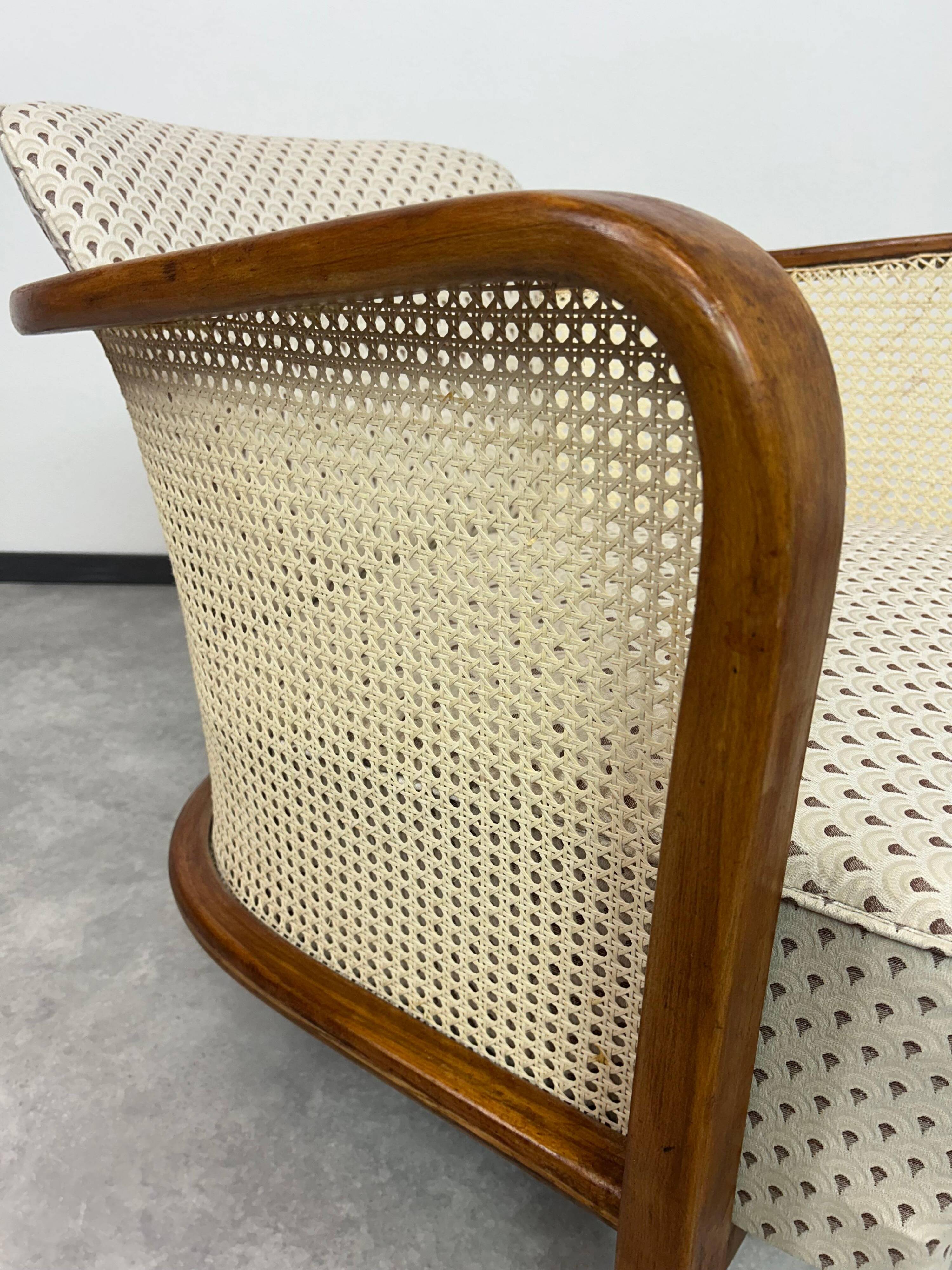 Art Deco Bauhaus armchairs by Lajos Kozma for Thonet Mundus