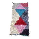 Small Moroccan rug - Vintage Art Deco rug - The Moroccan rug