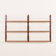 Danish vintage teak shelving unit, 1960s