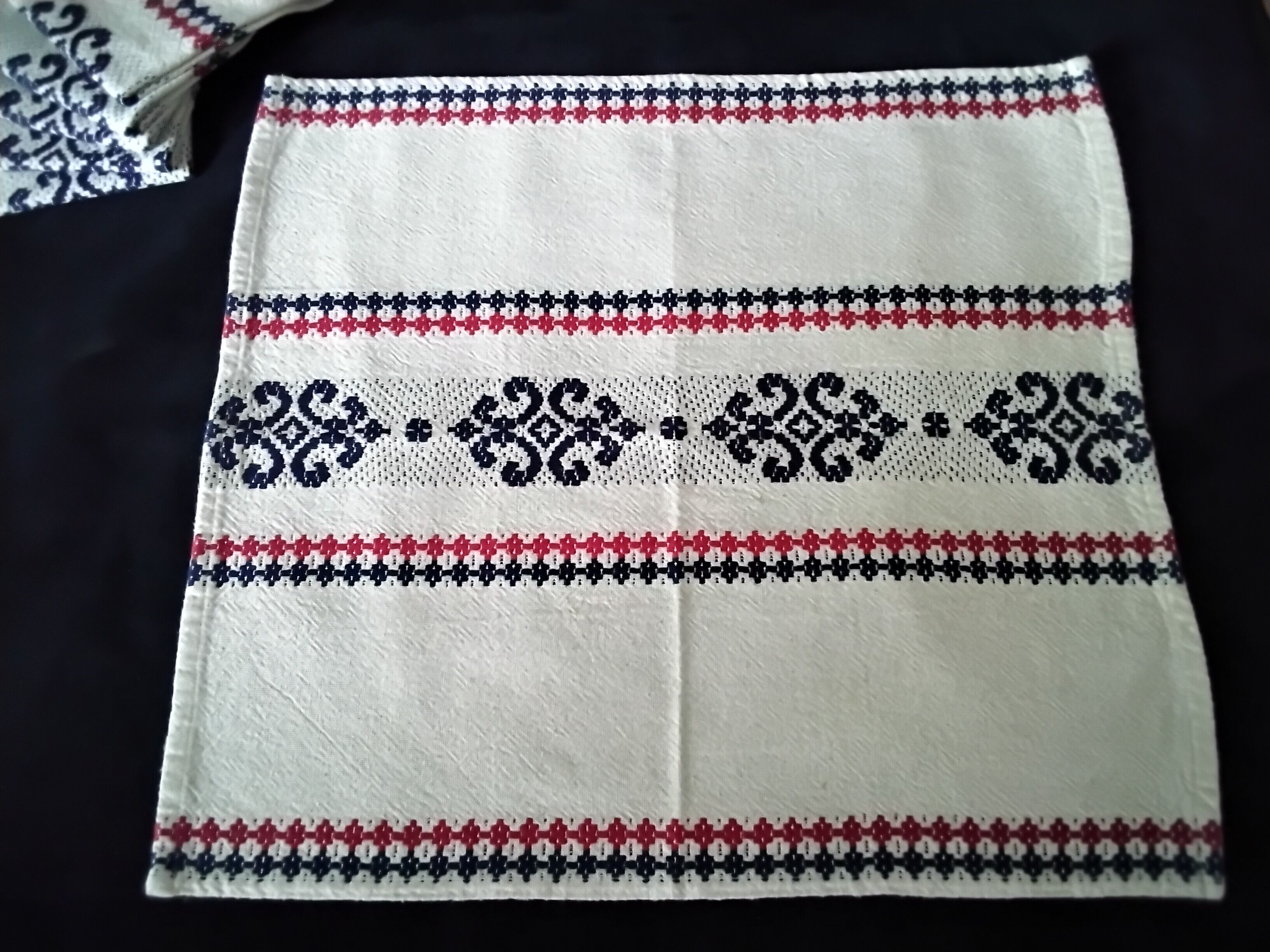 6 napkins basque linen