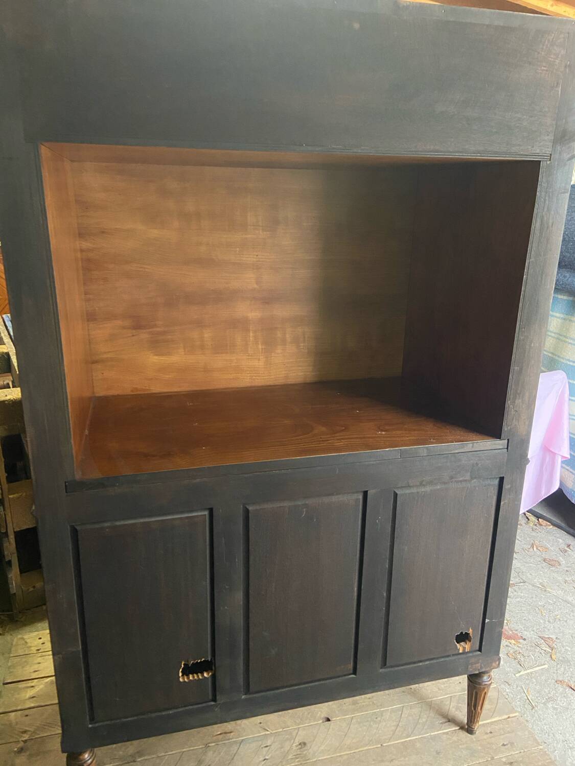 Secretary with a Walnut Drop Leaf