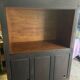 Secretary with a Walnut Drop Leaf