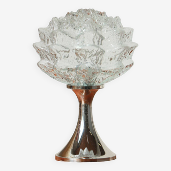 Table lamp - Transparent globe flower shape