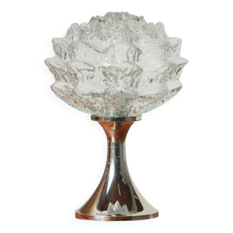 Table lamp - Transparent globe flower shape