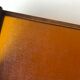 Plateau bois et verre granité couleur ambre
