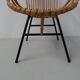 Fauteuil en rotin vintage