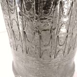 Silver ceramic lamp foot by Bitossi for Bergoms 1960