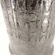 Silver ceramic lamp foot by Bitossi for Bergoms 1960