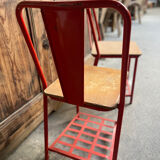 Pair of Tolix night table chairs