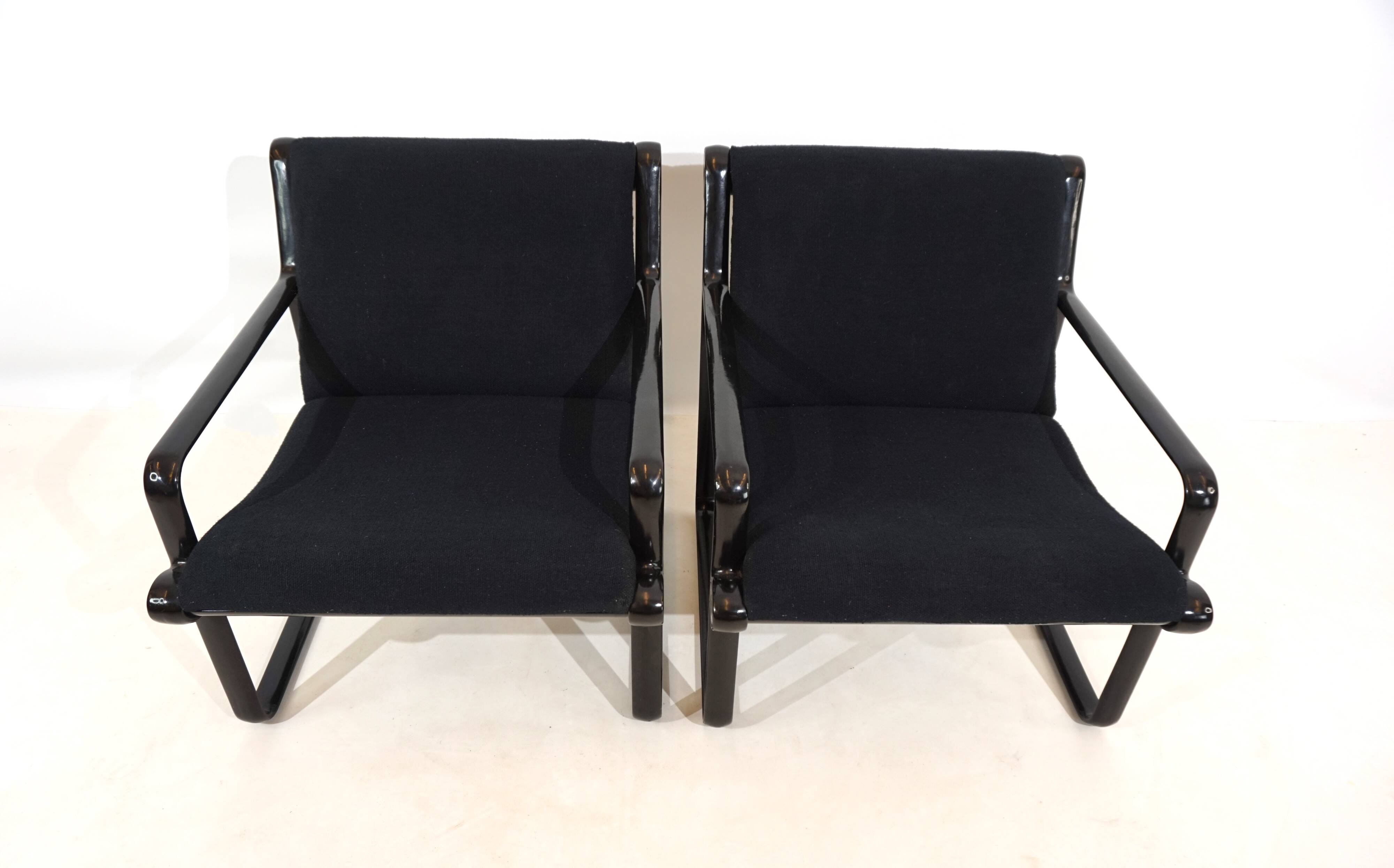 Lot de 2 fauteuils lounge Knoll Sling par Hannah&Morrison