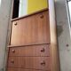 Modernist teak secretary desk, 1950s
