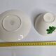 Service de petit déjeuner pour deux, tasses, sous-tasses et assettes, 24 cm