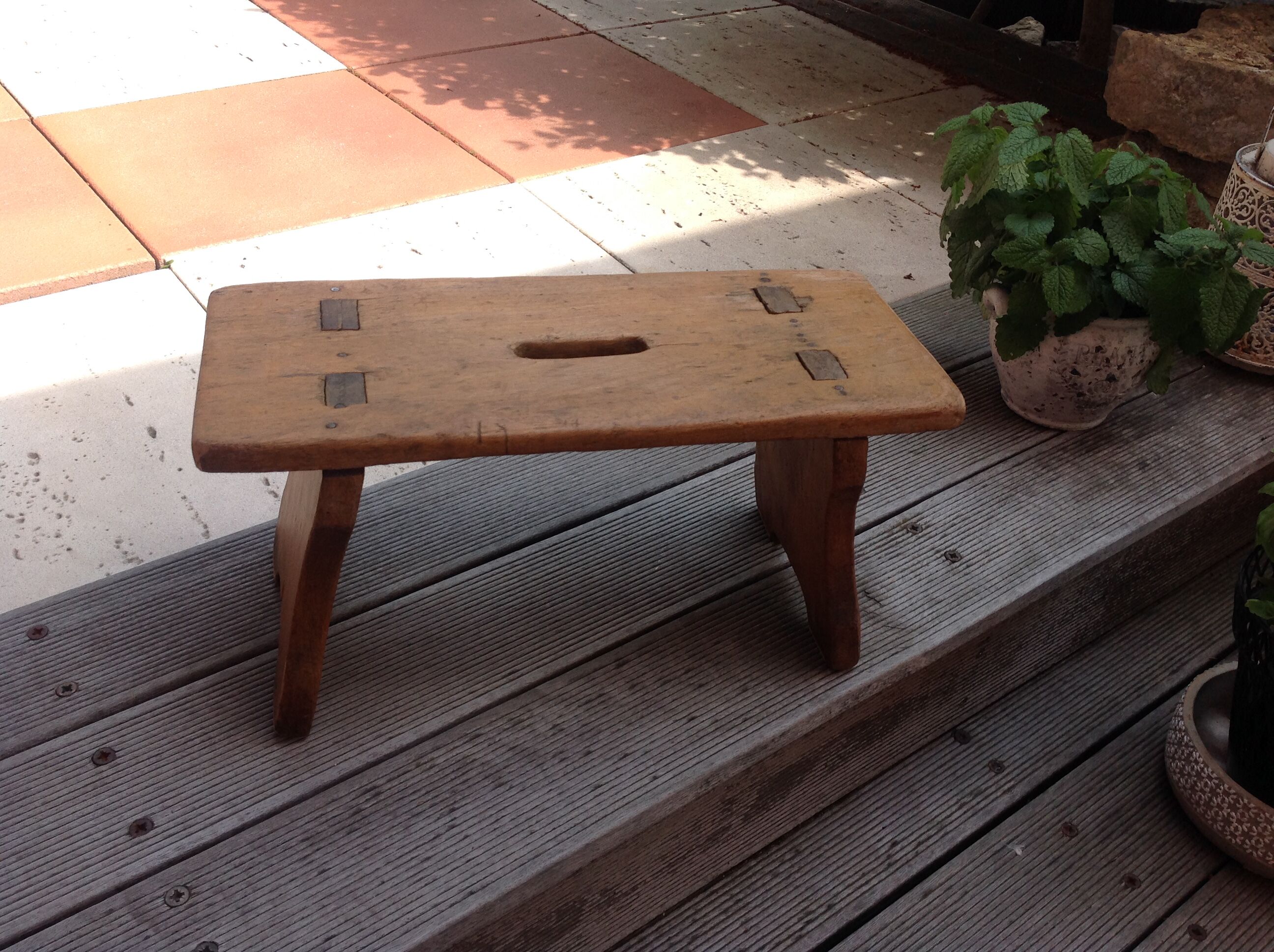 Old stool walk industrial style/vintage years 50-60