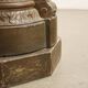 Old classical style column in painted terracotta, Italy, 19th century.