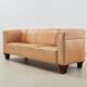 Josef Hoffmann Palais Stoclet Leather Sofa for Wittmann Austria 1905/1990s