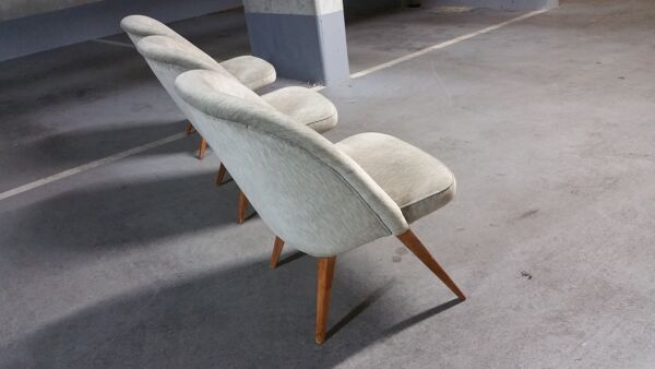 Trio de fauteuils Scissor par Knoll Antimott
