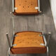 Paire de chauffeuses vintage 1970s