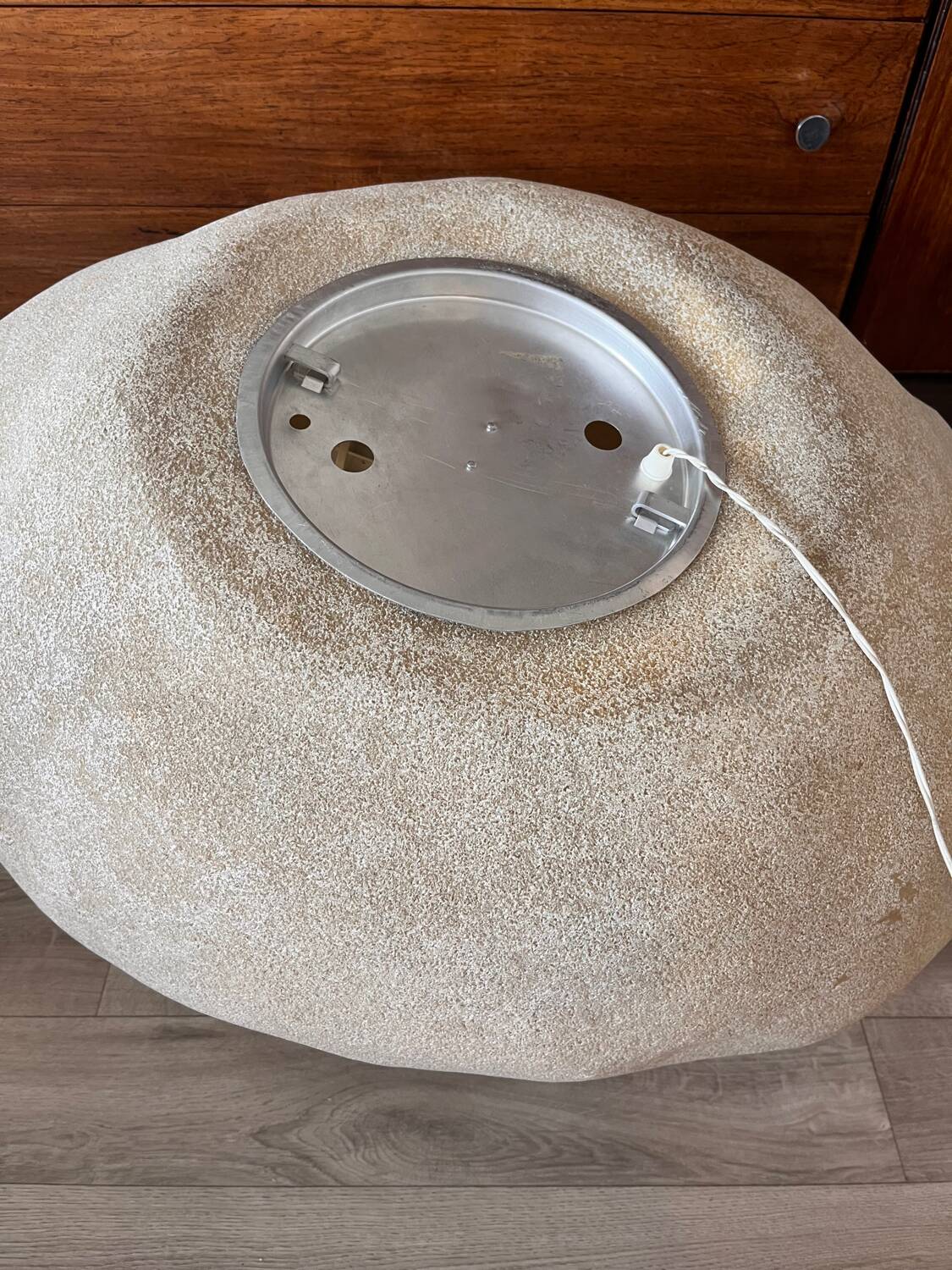 Very large Cazenave rock lamp