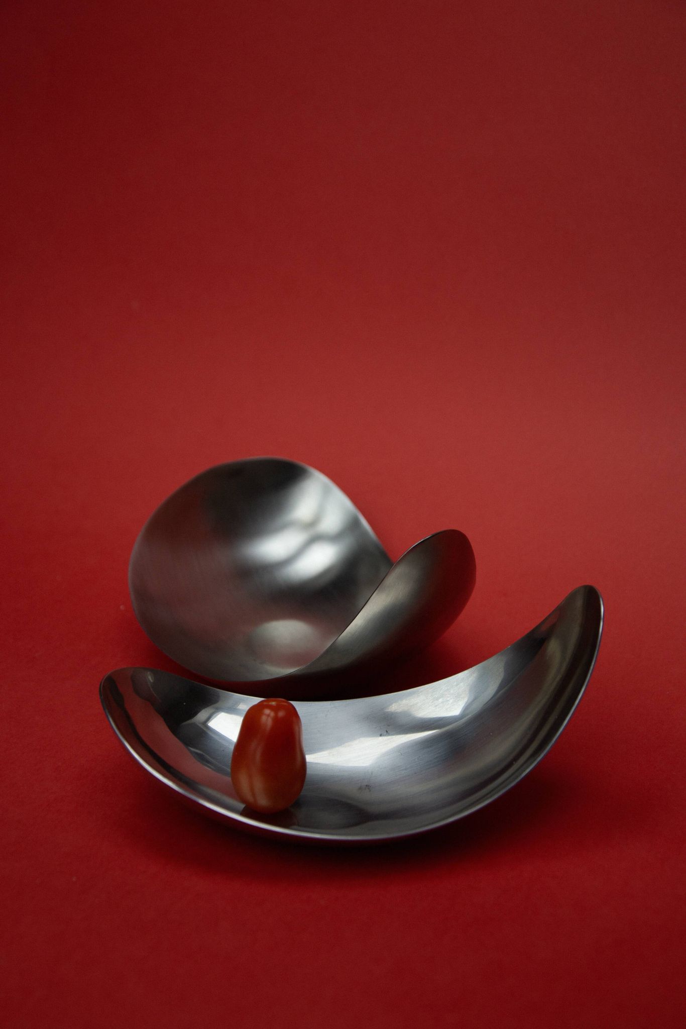 Set de 2 coupelles "Leaf" par Helle Damkjær pour Georg Jensen
