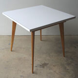 Formica table and wood table 1950