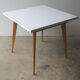 Formica table and wood table 1950