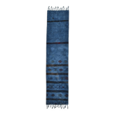 Soft Blue Turkish Woven Hallway Runner Rug, 79x342 Cm