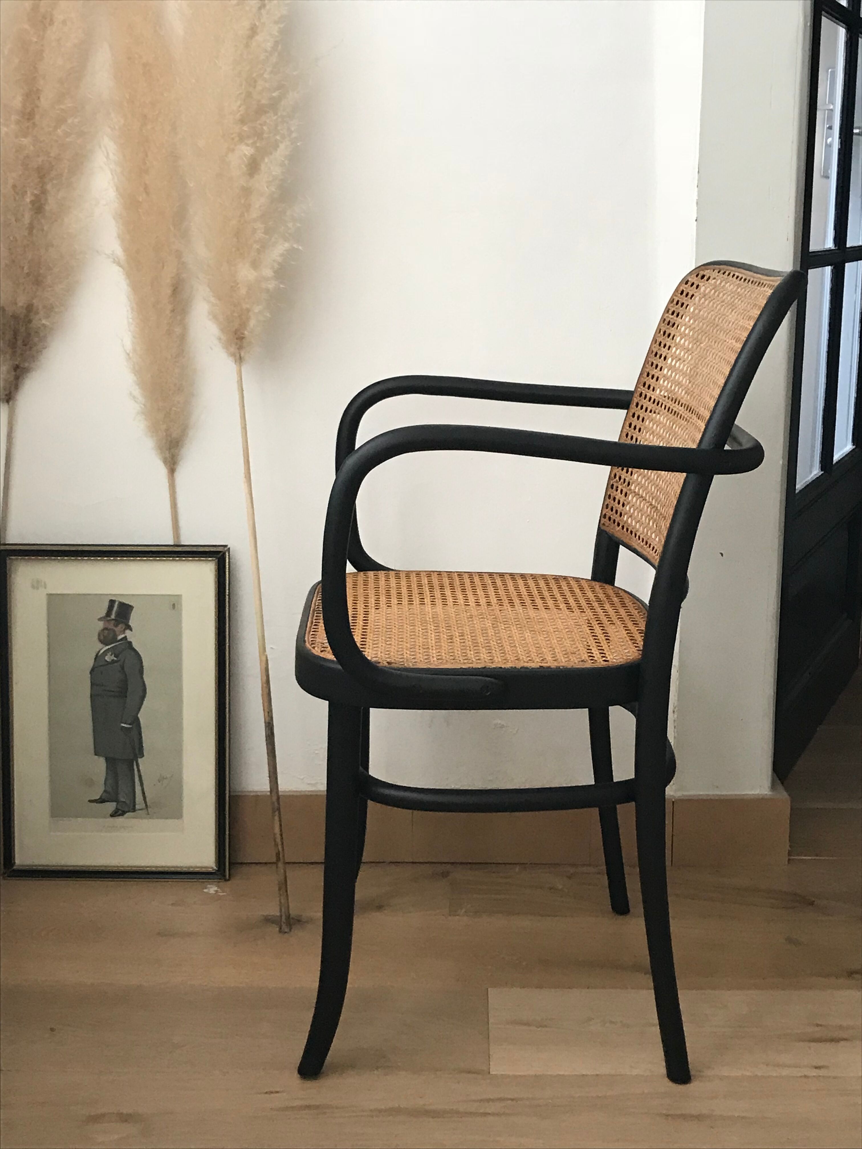 Pair of 811 Josef Hoffman design armchairs