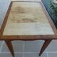 Italian wooden table with 2 extensions from 90 cm to 150 cm, completely restored