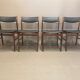 Set of 4 chairs "Scandinavian design" 1950.