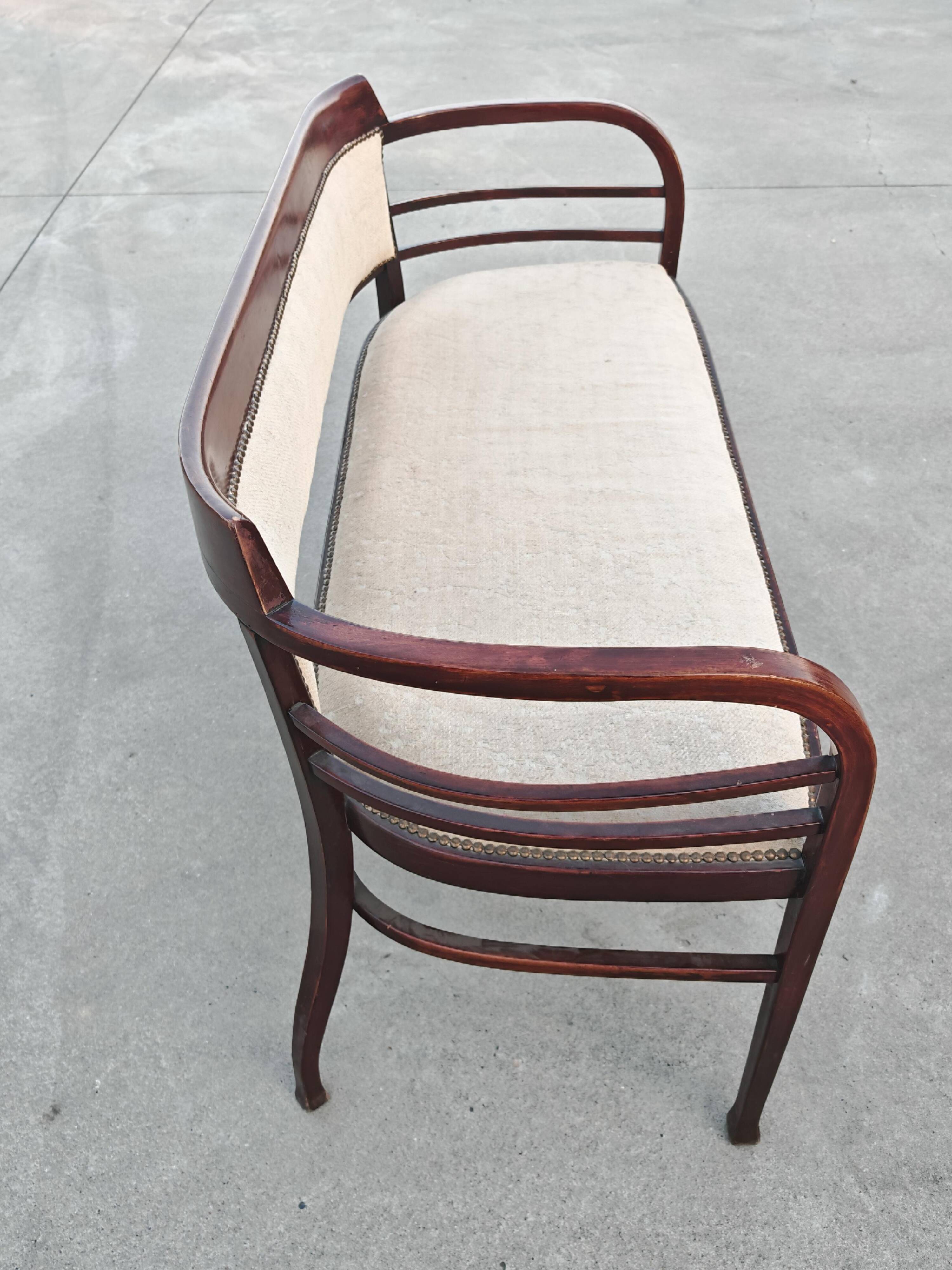 Canapé Vienna Secession No. 6214 by Otto Wagner for Thonet, 1904