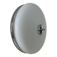 Vintage XL wall light, opaline and chrome, France 1960